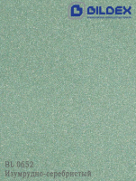 Алюминиевая композитная панель BL 0652 Изумрудно-серебристый Bildex