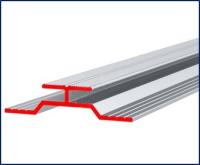 Алюминиевый H-профиль соединительный 4 мм L=4500 мм без покрытия ALU-FAST