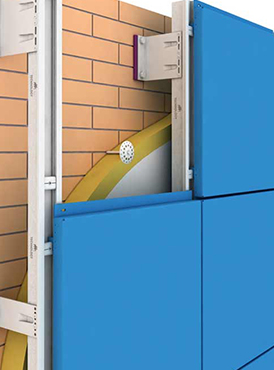 Фасадные кассеты из оцинкованной стали