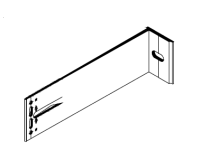 Кронштейн опорный M 50х240 KDK-704.240 Doksal, без покрытия