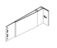 Кронштейн несущий усиленный DX 60x275 KDK-042 Doksal, без покрытия