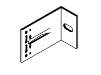 Кронштейн опорный M 40х100 KDK-244.100 Doksal (KDK-111.2), без покрытия