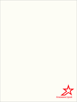 Алюминиевая композитная панель G 9016 Traffic White GoldStar