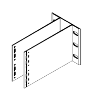 Кронштейн несущий усиленный HL 220 KDK-206 Doksal, без покрытия