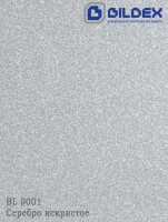 Алюминиевая композитная панель BL 0001 Серебро искристое Bildex