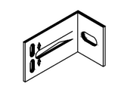 Кронштейн опорный S 40х80 KDK-245.080 Doksal (KDK-121), без покрытия