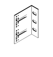 Кронштейн несущий L 40х100 KDK-241.100 Doksal (KDK-101.2), без покрытия