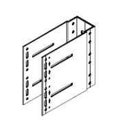 Кронштейн несущий UL 150 KDK-711.150 Doksal (KDK-173), без покрытия