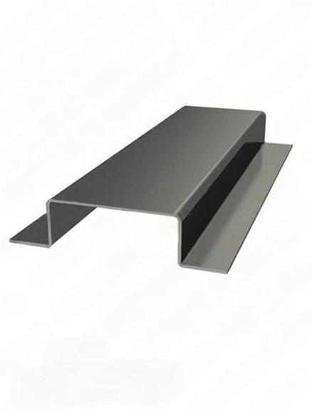 Фасадный профиль вертикальный ПО-50/20 1,2 мм, длина 3000 мм (цинк)