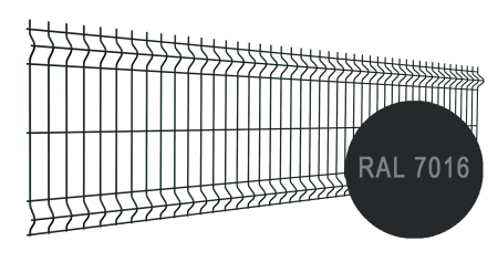 Панель Grand Line Medium 0,63х2,5 PE RAL 7016 Серый