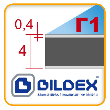Алюминиевая композитная панель 4-04 1500/4000 BW 1802 Ирландский дуб Белый BDX(F)