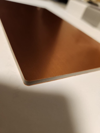 Медная композитная панель 4/03 1000х3000 мм Grossbond FR Cuprum