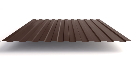 Профнастил С8-1150 0,30 L=1000 мм, RAL 8017 шоколадно-коричневый РЕ