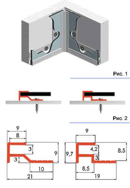 Алюминиевый U-профиль торцевой закрытый 4 мм L=4500 мм без покрытия ALU-FAST