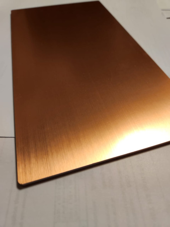 Медная композитная панель 4/03 1000х3000 мм Grossbond FR Cuprum