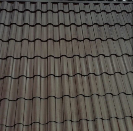 Металлочерепица кредо 0,5 Satin RAL 8017 шоколад