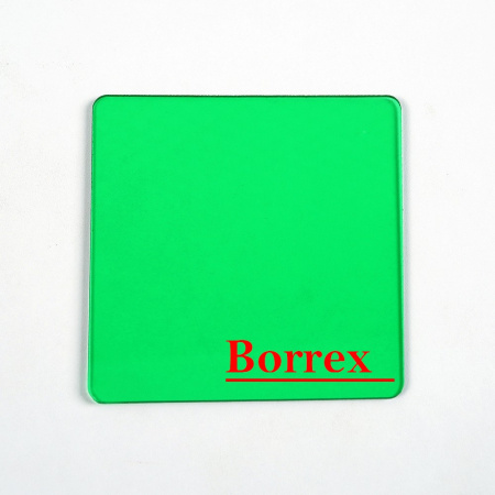 Монолитный поликарбонат Зеленый 5,0 2050х3050 мм Borrex (стандарт)
