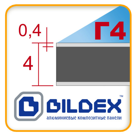 Алюминиевая композитная панель 4-04 1500/4000 BW 1802 Ирландский дуб Белый FRM(O)