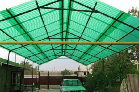 Профилированный поликарбонат Ondex Ecolux зеленый