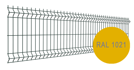Панель Grand Line Medium 0,63х2,5 PE RAL 1021 Желтый