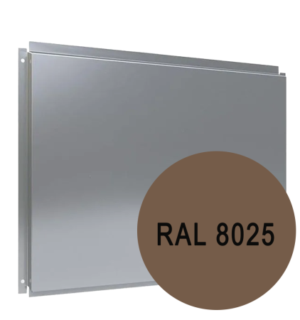 Фасадная кассета RAL 8025