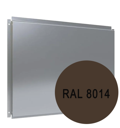 Фасадная кассета RAL 8014