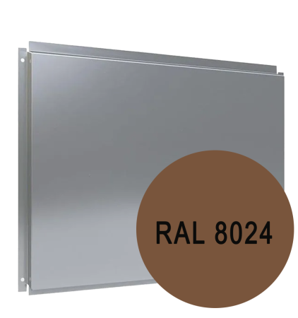 Фасадная кассета RAL 8024