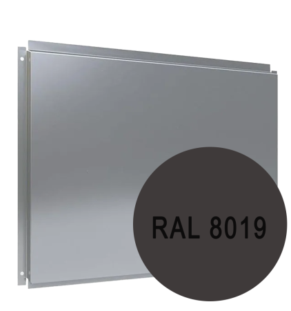 Фасадная кассета RAL 8019