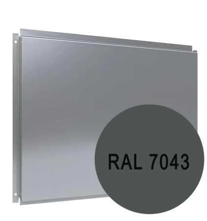 Фасадная кассета RAL 7043