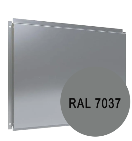Фасадная кассета RAL 7037