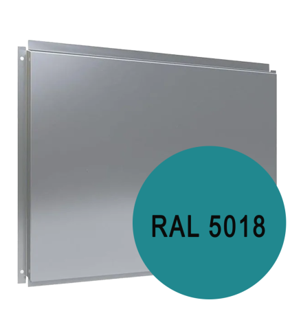 Фасадная кассета RAL 5018