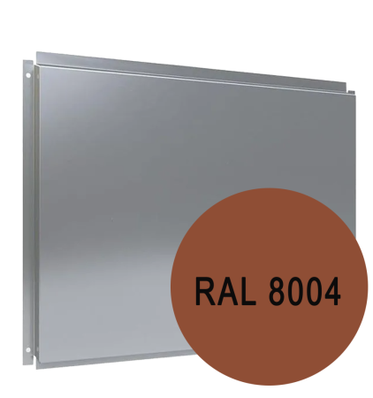 Фасадная кассета RAL 8004