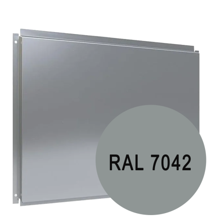 Фасадная кассета RAL 7042