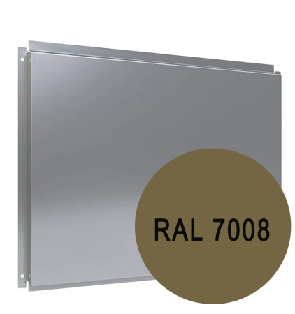 Фасадная кассета RAL 7008