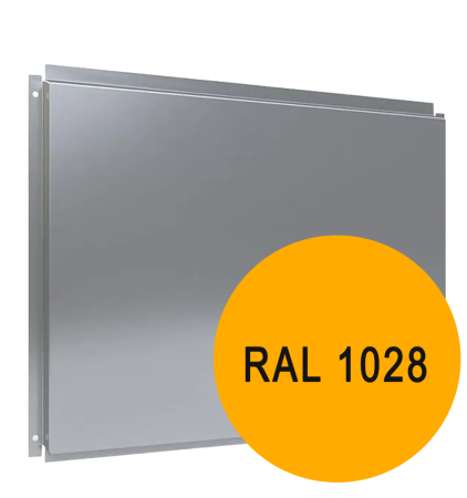 Фасадная кассета RAL 1028