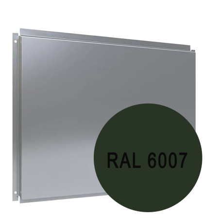 Фасадная кассета RAL 6007