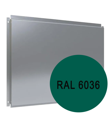 Фасадная кассета RAL 6036