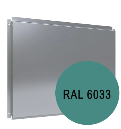 Фасадная кассета RAL 6033
