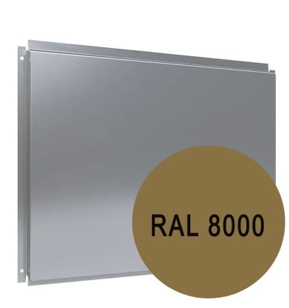 Фасадная кассета RAL 8000