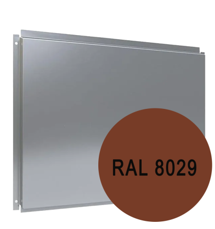 Фасадная кассета RAL 8029