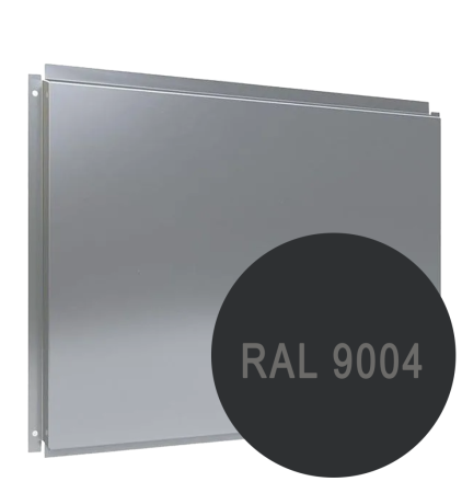 Фасадная кассета RAL 9004