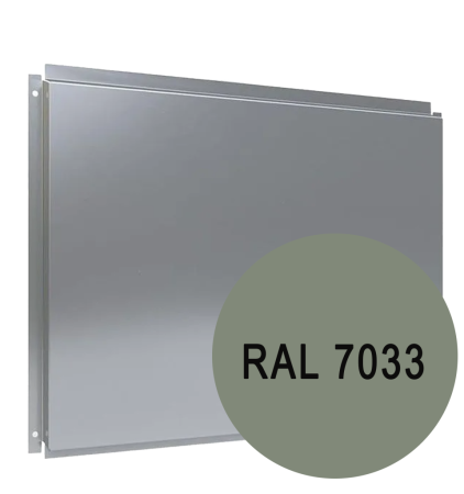 Фасадная кассета RAL 7033
