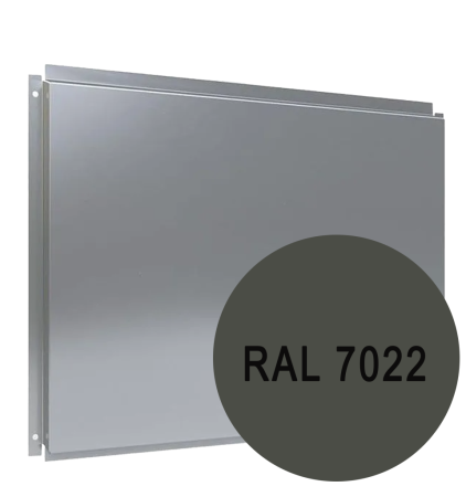Фасадная кассета RAL 7022