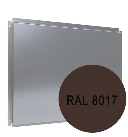 Фасадная кассета RAL 8017