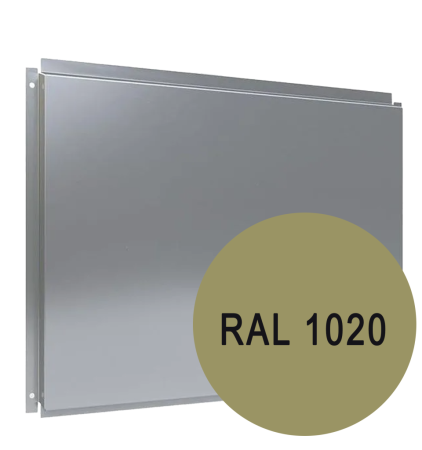 Фасадная кассета RAL 1020
