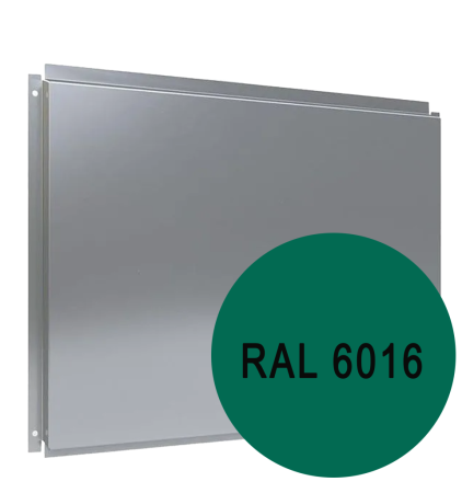 Фасадная кассета RAL 6016