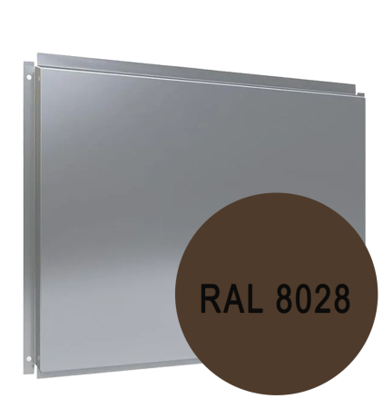 Фасадная кассета RAL 8028
